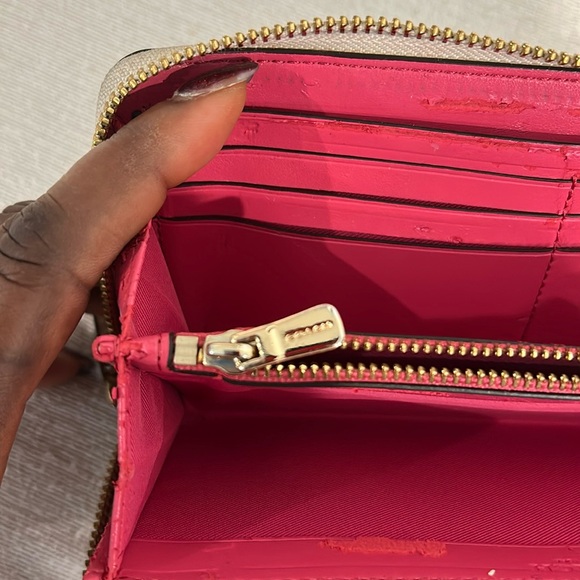 Coach Rose long zippy Wallet - Picture 11 of 15